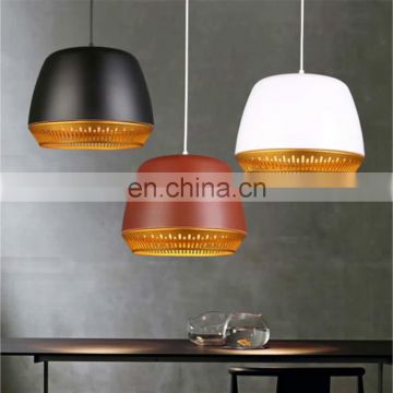 Indoor Modern Aluminum dining hall kitchen led decorative hanging pendant light