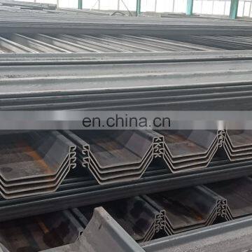 Jinxi Hot Rolled S355jo S275jr 400*100 400*125 Flood Gate 12 Meter Steel Sheet Pile Price