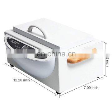 300W Heat Sterilizer Timer Disinfection Box Manicure Pedicure SPA Salon Equipment Button for Sundry Beauty Hair Nail Metal Tools