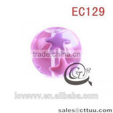 8mm acrylic beads for DIY Chrimas bracelet EC129(DIY)