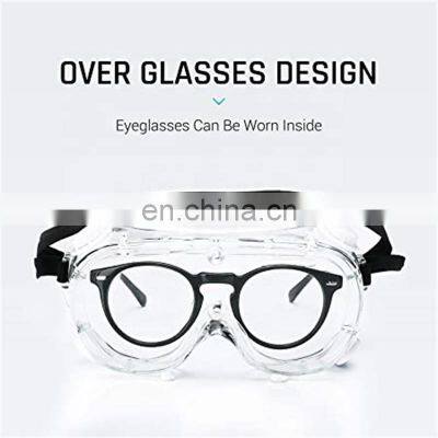 High Quality ANSI Z87.1 Eye Protection Chemical Anti Fog Splash PVC PC Safety Eyewear Protective Glasses Safety Goggles photo-3