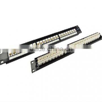 UTP 24 Port Cat5e Metal Housing Patch Panel