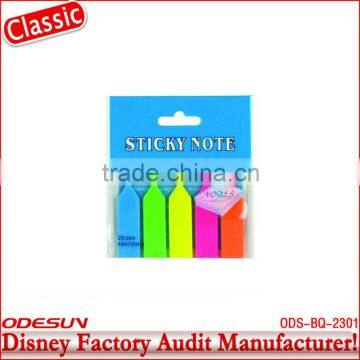 Disney factory audit manufacturer's custom notepad 144036