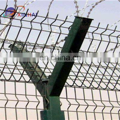 358 Anti-Climb High Security Fence / Airport Fence with Razor Wire