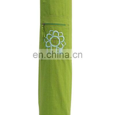 Beautiful Chakra embroidery design professional zippered yoga mat bag Indian supplier