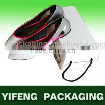 cheap plain cardboard shoe box wholesale