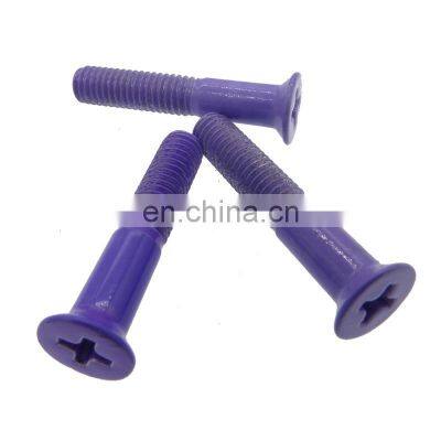 painted self tapping colored wood screws