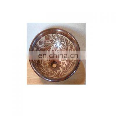 decorative art copper sink