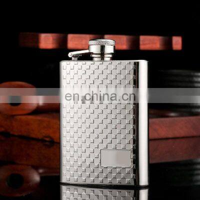 Girl Female Engraved Silver Printed Embossed Sublimation Blanks Big Groomsmen Gifts Men Whisky Hip Flask photo-4