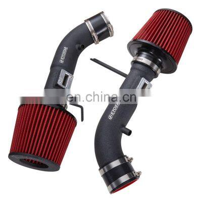 Dual Short Ram Air intake system fit 2009 2012 infiniti g37 stillen q50 3.7L ,Fit 2008 infiniti g35 sedan cold air intake