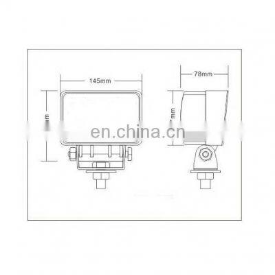 45w Car Led Work Light Spot/flood IP68 Led Driving Light photo-4