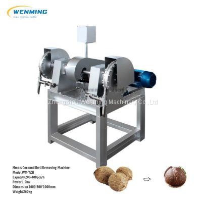 Automtatic Coconut Cutting Machine-Coconut Shell Removing Machine