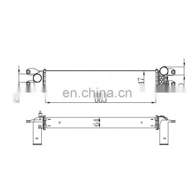 Automobile Engine InterCooler Assy For Isuzu D-MAX 2019 8983964181