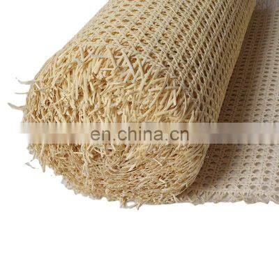 Competitive Price Natural Mesh Rattan Cane Webbing Roll best sell product 2021- Woven Bleached Rattan Webbing Cane from Viet Nam