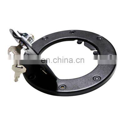 New Arrival Aluminum Car Black Truck Fuel Filter Tank Gas Cover Accessories With Lock for Jeep Wrangler TJ photo-3