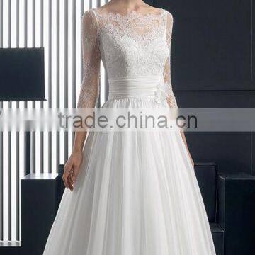 C50017A 2016 New Korean Off-Shoulder Tailing Wedding Dress for Bride