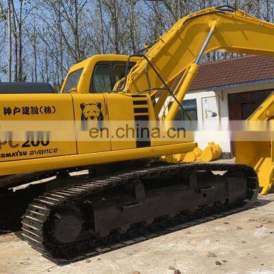 Nice working condition pc200 pc200-6 pc200-7 komatsu used digging machine