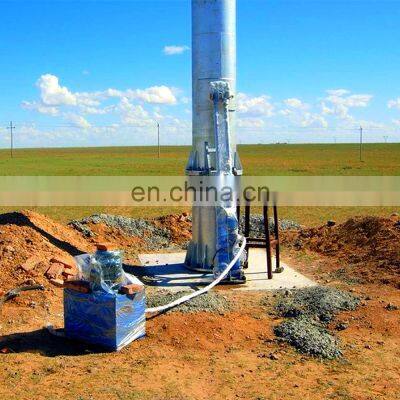 Easy installation wind turbine Hydraulic tower 8m-30m