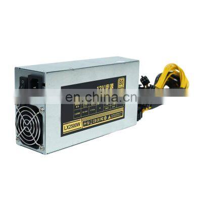 Desktop Psu 1800w 2000w 2400w Low Noise Server Psu Power Suppliers Power Supply 10x6pin High Efficiency