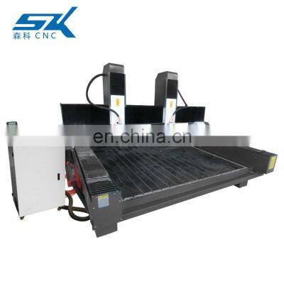 Double Heads 3D Stone Marble Professional Carving CNC Machinery Processing Granite Marble Tombstone Stone Engraving Carving photo-5