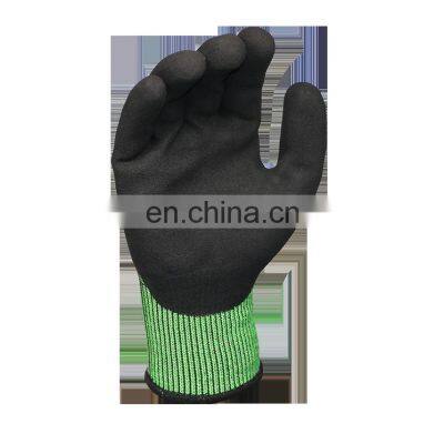 Cut Resistant Glove Oilfield Nitrile Coated Cut Resistance Work Gloves Construction Anti Cutting Hand Glove Nitrile Safety photo-2