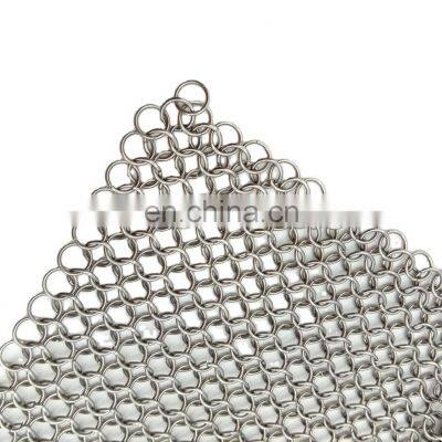 China Manufacturer Chain Mail Ring Mesh For Decorative