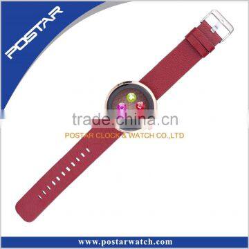 All Color Leather Band Smart Watch