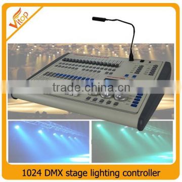 victop stage light console 1024 mini pearl controling