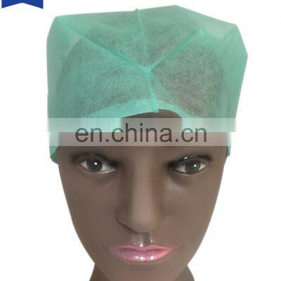 Hot Sale Non-woven Disposable Round Cap For Hospital And Food Industry Bouffant Surgical Cap