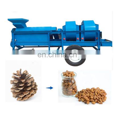 pine cone crushing machine pine nut separator machine