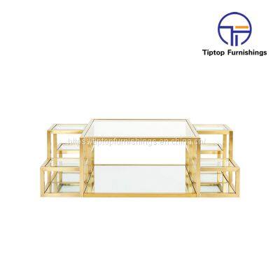 Металлическая кофейная столик photo-2