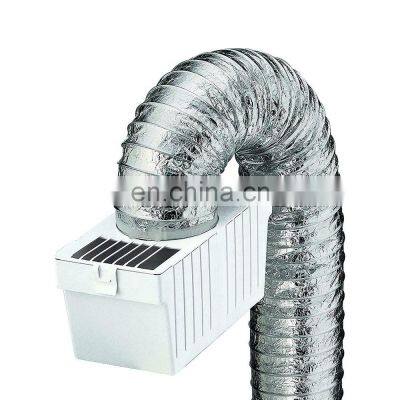 Pour seche linge kit evacuation Flex Flexible Metallic Duct Indoor Venting Clothes Rooms LTF Dryer Lint Trap Kit 211 lint trap