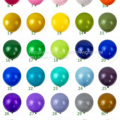 matte latex biodegradable rubber balloons globos 5inch 10inch 12inch 18inch 36inch latex balloon