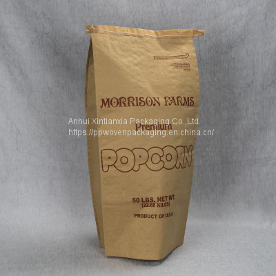 Manufacturer Silver Lamination PP Woven Bag 25kg Plastic Rice Bag 50kg