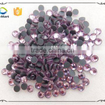2mm-8mm Top Quality Deep Purple Iron on Rhinestone photo-3