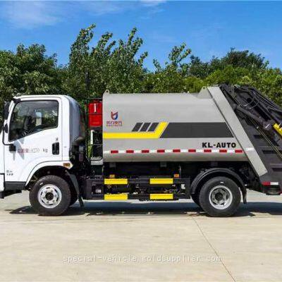 ChengLi 10 square sanitation compressed garbage truck can be hung garbage cans