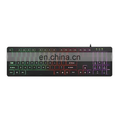 Luminous Wired Laptop Keyboard 104 Key Keyboard Customization OEM X02 Character Usb Desktop Laptop Notebook Teclado Notebook RGB