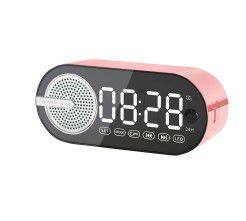 New Arrival Product Digital Display Bass Sound RGB Light Effects Wireless Bluetooth Speaker With FM Radio And Alarm Clock photo-5