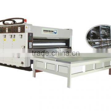 carton box semi auto printer slotter die cutter