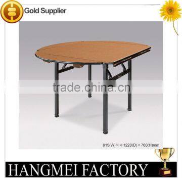 Folded special shape dining table HM-T28