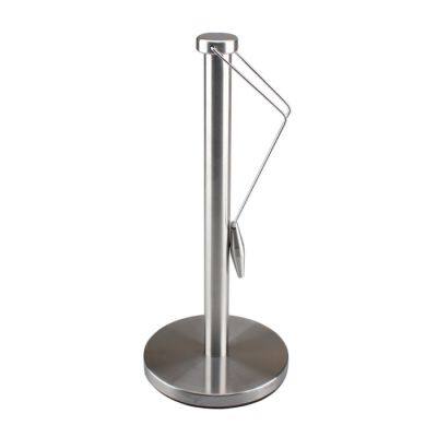 Kitchen stainless steel non-overturned tissue holder hanging beads vertical fork hip tissue holder