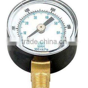 50mm Standard Pressure Gauge with adjustable red indicative pointer