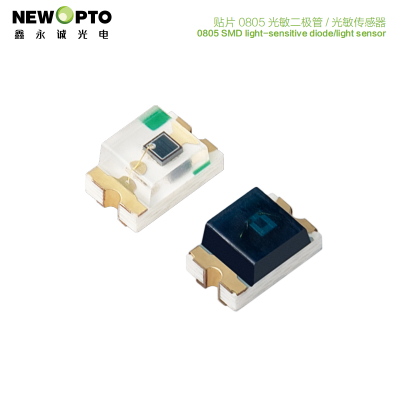 SMD 0805 Light sensor, phototransistor, photodiode, photo sensor, 520nm 550nm 560nm 850nm 940nm CDS replacement, for lighting control, linear dimming
