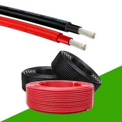 Solar DC 1500V 6mm2 Copper Tinned Cable 10AWG Wiring photo-4