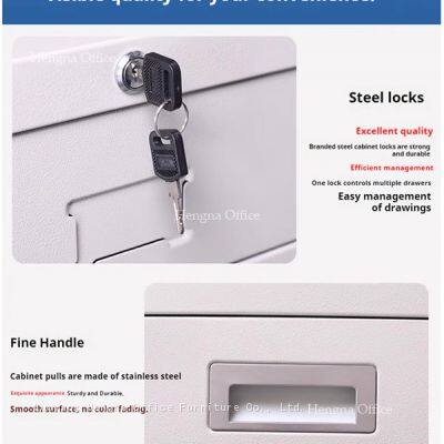 A3 Flat File Cabinet|420*297mm| Steel Lock & Smooth Roller Slides– Secure and Easy-Access Drawing Storage for Engineering Offices-China Factory Direct photo-4