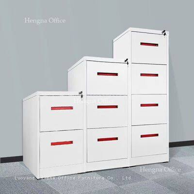 OEM Factory Metal Desk High Office Storage Unit, Customizable Color Office Storage, Ball Bearing Slides, High Capacity Document Cabinet