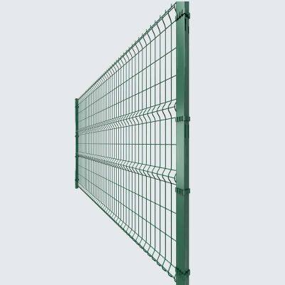 3D Curvy Welded Wire Mesh Security Fence Galvanized for Orchard Farm Fencing