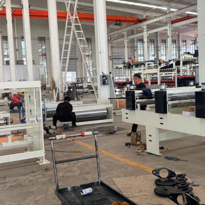 Complete Corrugated Cardboard Making Production Line For Carton Box