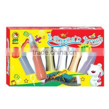 6 Color Water Color(brush cap,box packaging)