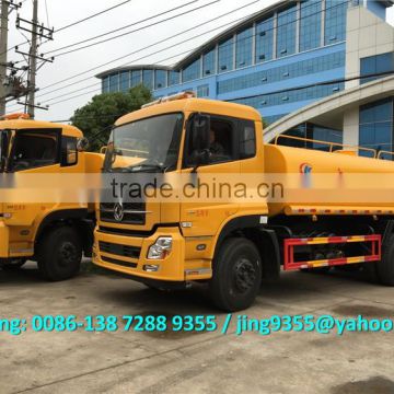 Hot Sale Euro IV 18000 liter water tank truck / dongfeng 6x4 potable water tank truck sale in Brazil